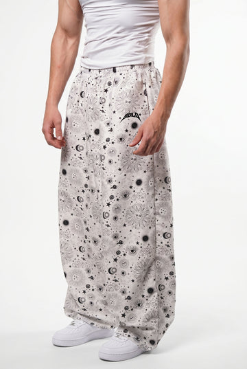 Starlight Wide SweatPants White